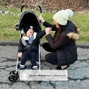 Jeep TurboGlyde Plus Stroller by Delta Children - Lightweight Travel Stroller Only Weighs 13.7 Pounds, Black