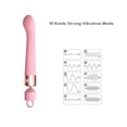 thumbnail image 3 of Soft Silicone Female Vibrator Stick With Mini Tongue Ring, Waterproof Usb Recharge Heating Vibrators Sex Toy For Women Couple - Pink, 3 of 7