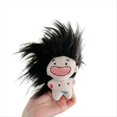 thumbnail image 1 of Divertidos Doce Constelaciones Juguetes de Peluche Explosión de Pelo Desordenado Muñeca de Algodón Sin Dientes Juguete Estatuilla Niños Negro, 1 of 5