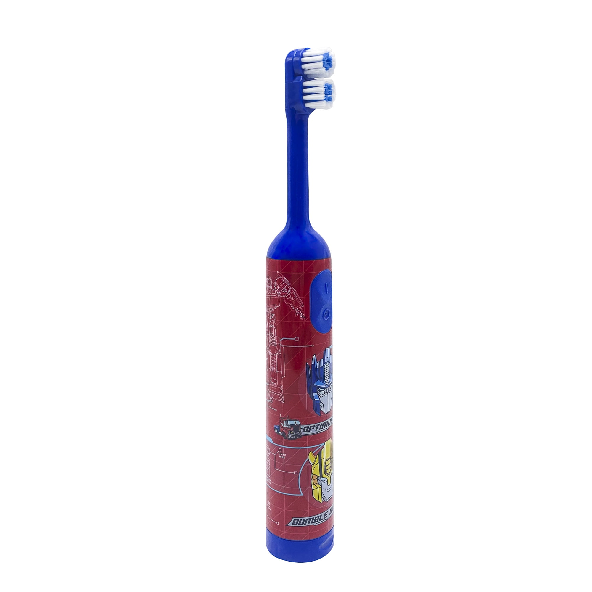 Equate Kids Transformers Oscillating Battery-Powered Electric Toothbrush, Blue and Red