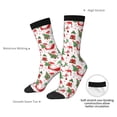 thumbnail image 4 of Rateoe Gnomes Merry Christmas for Women Casual Calf Socks - Cute Crew Socks - Thin Soft Above Ankle Socks Size 5-11, 4 of 6
