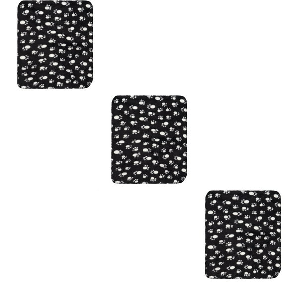 3-Piece Double-Sided Fleece Blankets for Travel, Pet Hair Resistant and Cozy Warmth