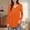 W-Orange, variant on Adeawade Womens Tshirts Long Sleeve Solid Color Tops V Neck Classic Tee Clothes S Orange