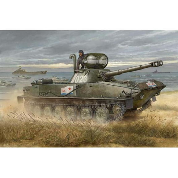 Trumpeter Model 00381 1/35 Russian PT-76B Light Amphibious Tank model kit