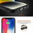 thumbnail image 3 of ELEHOLD Magnetic Case for iPhone 15  -6.1 inch Slim Leather Back Case Compatible with MagSafe Skin Touch Anti-Fingerprint Shockproof Protective Phone Cover for iPhone 15,Blue, 3 of 12