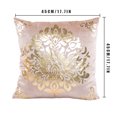 thumbnail image 4 of Funda de almohada con lentejuelas, funda de almohada dorada de felpa para sofá, funda de cojín para sala de estar, decoración de dormitorio Noticed HA000841-03B, 4 of 6