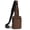 Brown, variant on Sling Bag, Crossbody Bag with Zipper Lock, RFID Blocking & Water Resistant for Men and Women,Camouflage Black
