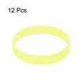 thumbnail image 3 of Uxcell Silicone Luminous Wristbands 8 Inch Circumference, Yellow 12 Pack, 3 of 7