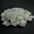 thumbnail image 2 of 50Pcs Glow In The Dark Pebbles Luminous Stones Garden Walkaway Aquarium Fish Tank, 2 of 10