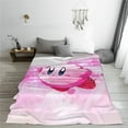 thumbnail image 5 of Kirby Blanket Super Soft Cozy Throw Blanket Fuzzy Comfy Flannel Blanket Warm Plush Blankets For Couch, Sofa, Bed 40"X30", 5 of 6