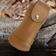 thumbnail image 3 of High Quality Knife Sheath Holster Leather Sheath Holder Belt Loop Case Camp Outdoor Carry Fold Knife Tool Flashlight Case BLACK, 3 of 8