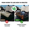thumbnail image 4 of Golf Cart Seat Covers for 2 Seater,Halloween Microfiber Cart Seat Towel Blanket,Forest Ghost Pumpkin Castle Vintage Cottage Absorbent Breathable Non Slip Bench Seats Protector for Golf Course 51"x31", 4 of 9