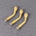 thumbnail image 2 of Golden Copper Tire Stem Extension Adaptor for Cars Trucks and RVs Convenient Tire Inflation Accessory 3PCS, 2 of 8