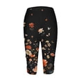 thumbnail image 4 of Summer Savings Clearance!LEBONYARD Women's Shorts for Casual Outfits,Women's Summer High Waisted Printing Capris Matching Slim Fitting Yoga Gym Pants Multicolor L, 4 of 5
