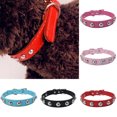 thumbnail image 4 of Flmtop Chien de Compagnie Collier Faux Cuir Réglable Boucle de Sécurité Doux Chaton Sangle de Cou Rouge, 4 of 9