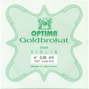 Lenzner Goldbrokat 4/4 Violin E String - 26(medium) Gauge - Steel - Loop End