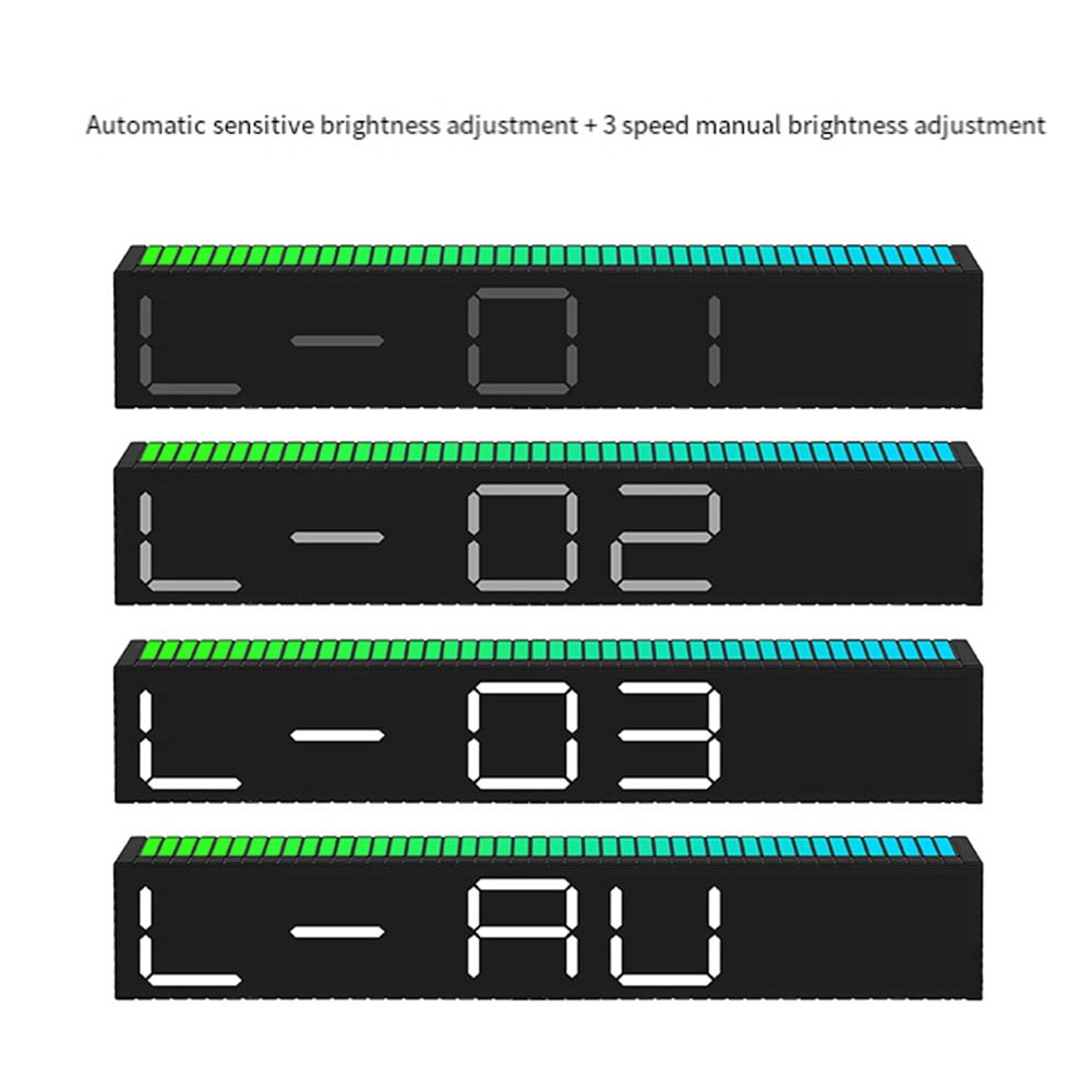 AFQH New LED Alarm Clock Spectrum Pickup Electronic Clock Temperature & Humidity
