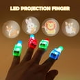 BASHI Fluorescent Finger Lamp Led Luminous Childrens Toys Flashing