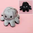 thumbnail image 1 of Qiaoxi Pendentif en Peluche Pieuvre Réversible, Expression Double Face, Porte-Clés Pieuvre à Retourner, Jouet Poupée, 1 of 8