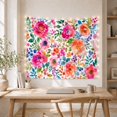 thumbnail image 5 of Peonies and Roses Against White Background Serene Watercolor for Plant Lovers Botanical Garden Scene Art Housewarming Gift Tapestry Wall Hanging for Bedroom and Living Room, 5 of 7