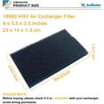 thumbnail image 3 of xianyou-4 PCS 18883 Air Exchanger Filter for Venmar AVS/VanEE Exchangers, Foam Replacement, 3 of 4