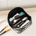 thumbnail image 2 of FORMRS Makeup Bag Travel Cosmetic Organizer for Women Fold Flat Zipper Pouch with Handle, River and Mountains, 2 of 8