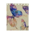 thumbnail image 4 of Butterflies in Cream Curtains Black Out 63 Inch Length Curtains for Sliding Glass Doors Bedroom Living Room 2 Panels Set, 4 of 5
