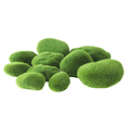thumbnail image 3 of Simulación de piedra de musgo verde, planta de pared, decoración de bonsái, piedra de musgo falsa para interiores, micropaisaje, adornos DIY, 20 piezas, 3 of 5