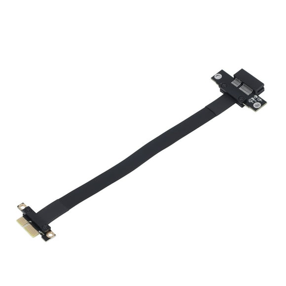 Cable de Extensión PCI Express Gen 3 1x, 20 cm Confiable 180 Grados Fáciles de Instalar PCIe 3.0 1x A 1x Cable de Extensión para Tarjetas de Sonido