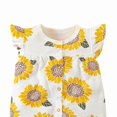 thumbnail image 6 of Emy Dola Newborn Baby Girls Snap-up Rompers 100% Cotton Toddler Infant Flutter Short Sleeve Bodysuit For 0-24M,1pcs, 6 of 8