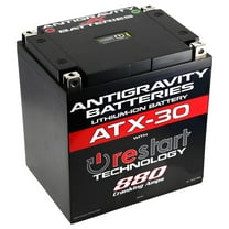 Antigravity YTX30 Lithium Battery w/Re-Start - AG-ATX30-RS