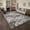 Grey Taupe, variant on Vintage Trellis 5ft Round Rug Washable Living Room Rug Non Slip Low Pile Circle Rugs for Bedroom Soft Indoor Round Carpet Non-Shedding Stain Resistant Round Mat for Kids Room Nursery Yellow