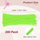 thumbnail image 3 of Uxcell 100-Pack Limpiapipas, 11.8" Varillas de Chenille para Arte/Festivales Ramo/Manualidades/Christmas/Proyectos DIY [Verde Neón], 3 of 7