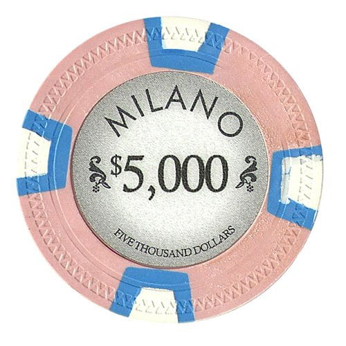 NEW 100 PC Milano Pure Clay 10 Gram Poker Chips Bulk Lot Pick Your Denominations 