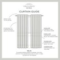 thumbnail image 6 of Exclusive Home Demi Light Filtering Hidden Tab Top Curtain Panel Pair, 54"x84", Grey, Set of 2, 6 of 7