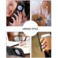 thumbnail image 6 of Samsung Galaxy Z Flip 5 Case, Galaxy Z Flip5 Phone Case Slim Liquid Silicone Kickstand Case with Finger Ring Holder Car Mount Supported Shockproof Galaxy Z Flip 5 Case for Women, Black, 6 of 15