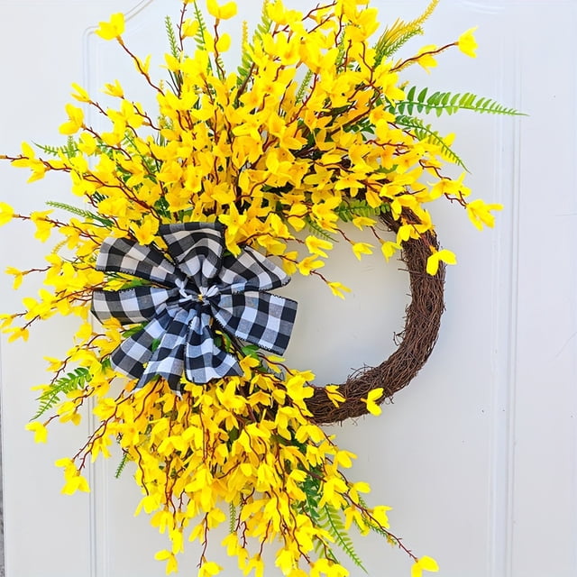 QTOCIO Flower Garlands Door Decorations Hanging Decorations Forest Style Colorful Flower Garlands Window Displays Wedding Decorations Photography Props