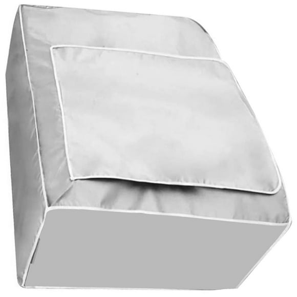 Greenadscape 1Pack Weatherproof Air Conditioner Cover Silver Polyester 34.3x23.6x13.8in Outdoor Use