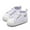 White, variant on HWRETIE Soft Sole Baby Toddler Shoes,0-1 Year Old Infant Indoor First Walking Shoes,Multiple Colors