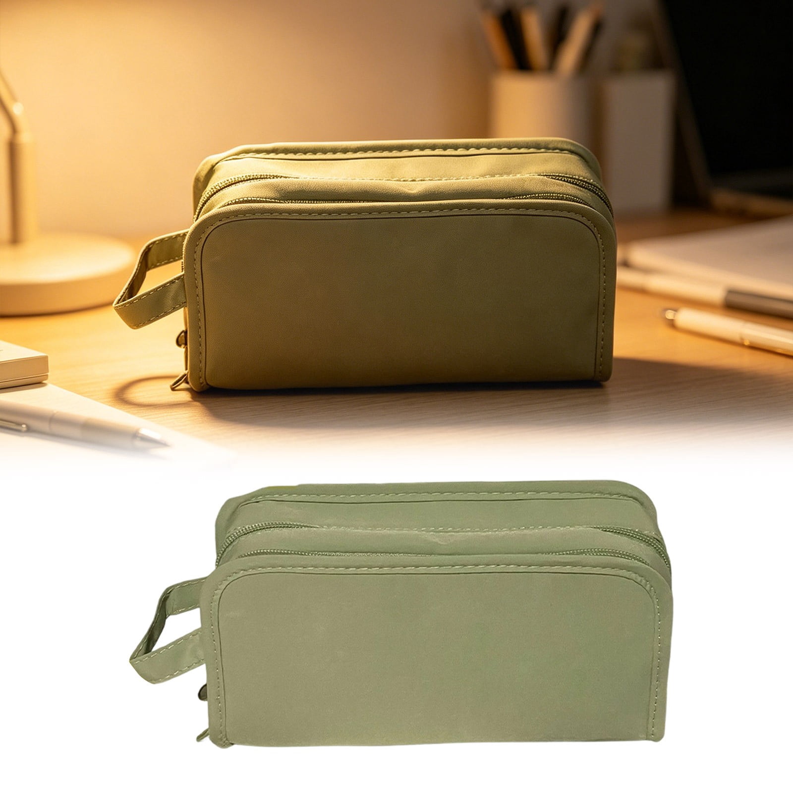 ZMKIAG High Capacity Pencil Pouch with Compartments & Multiple Pockets – Large Pencil Bag with Sturdy Zipper – Cute Pencil Case Organizer for Students