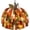 Lighted, variant on Handmade Patchwork Pumpkin Door Hanger, Warm Rustic Fall and Thanksgiving Decor, Large Foldable Rustic Farmhouse Harvest Wall Ornament, Gift for Cottage Style Lovers