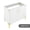 White / Gold Accent, variant on Voltaire 36" Single, Bathroom Vanity in White with Gold Hardware - Cabinet Only