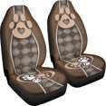 thumbnail image 3 of POLERO Vehicle Seat Covers Interior Decor, Dustproof Front Seat Cover Auto Washable, Paw Heart, 3 of 13