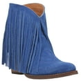 thumbnail image 2 of Dingo  Womens Tangles Fringe Snip Toe Pull On  Casual Boots   Ankle High Heel 3" & Up, 2 of 5