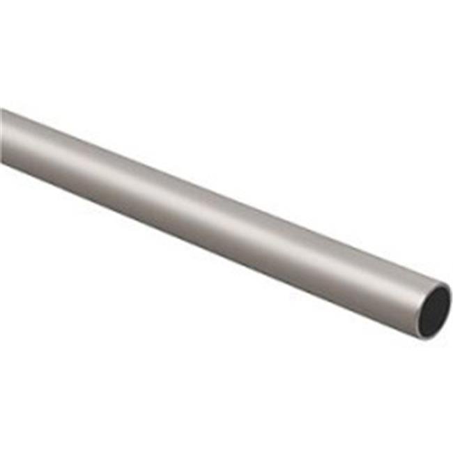 National Hardware S822097 6' Heavy Duty Satin Nickel Closet Rod