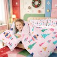 thumbnail image 4 of Manfei Xmas Winter Holiday 7-Piece Twin Bedding,Cartoon Animals Bedding Comforter Set,Xmas Reversible, 4 of 7
