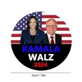 thumbnail image 3 of Harris Walz 2024 President Pins Broche Círculo Insignias (Estilo A), 3 of 3