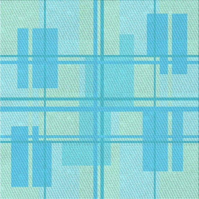 Ahgly Company Tapis d'Intérieur Lavable en Machine Carré Transitionnel Turquoise Bleu Vif, 7 Pieds Carré