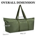 thumbnail image 6 of Large Yoga Mat Bag Carrier with Shoe Compartment & Wet Pocket Water Resistant Women Yoga Tote for Travel for Mat and Accessories, Army Green, 6 of 8