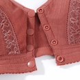 thumbnail image 3 of CHUANK Bra Women Wireless Front Close Bra T Back Plus Size Seamless Unlined Bra For Large Bust Ladies Bralette, 3 of 4